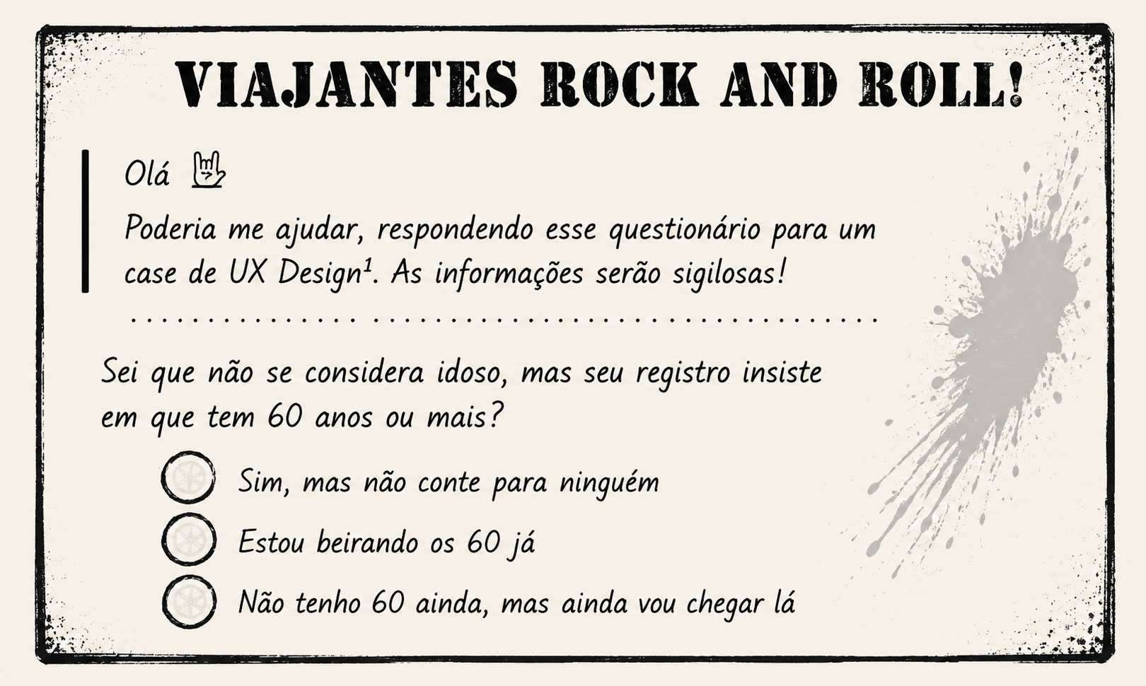 Apresentação do questionário