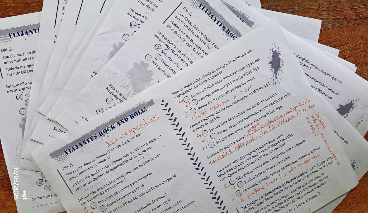 Analise de dados do questionário