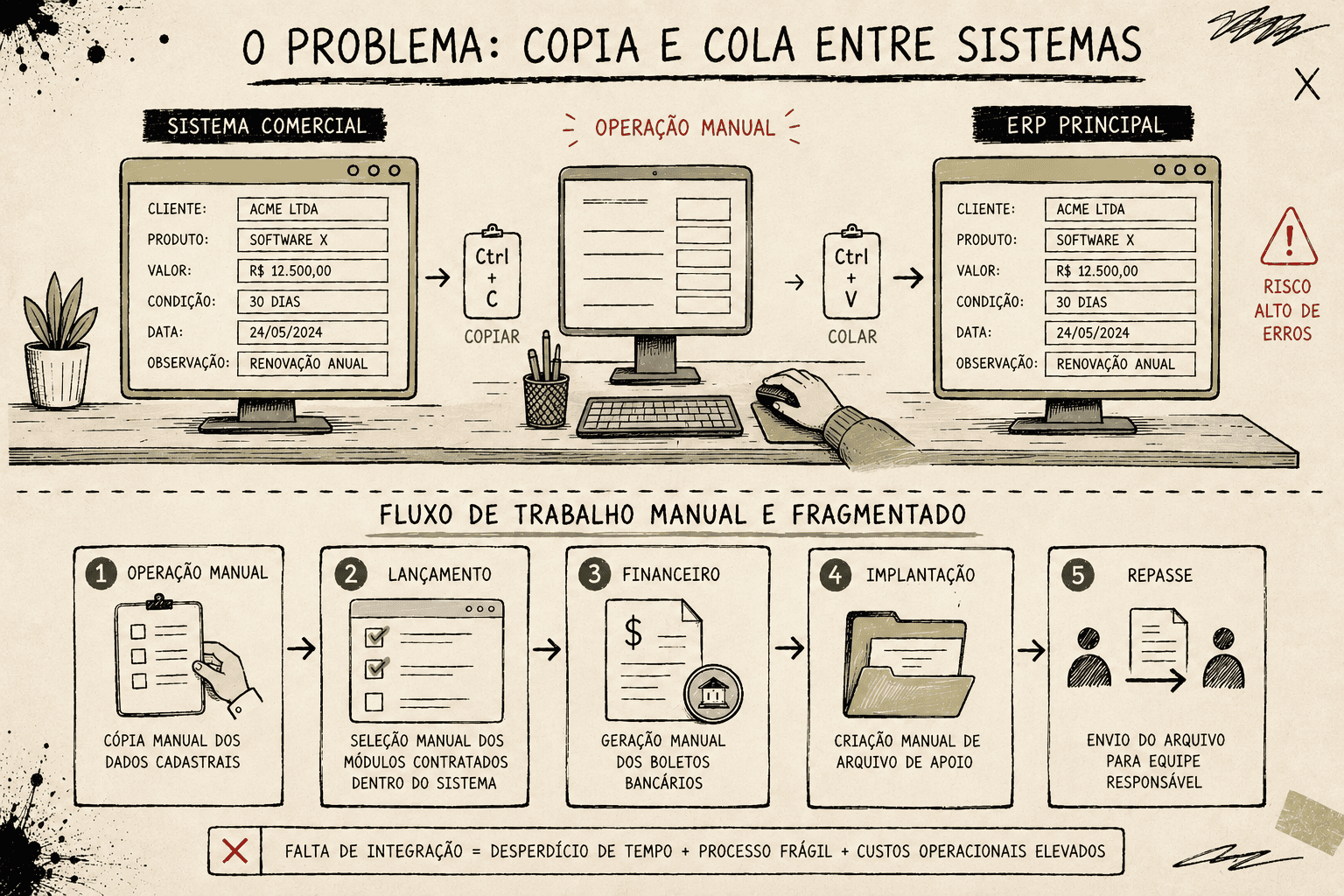 Fluxo entre os sistema