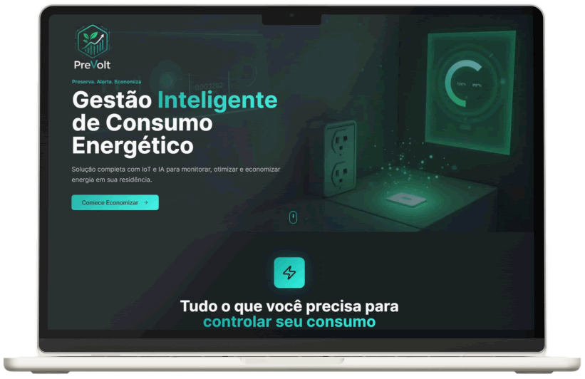Interface principal do site