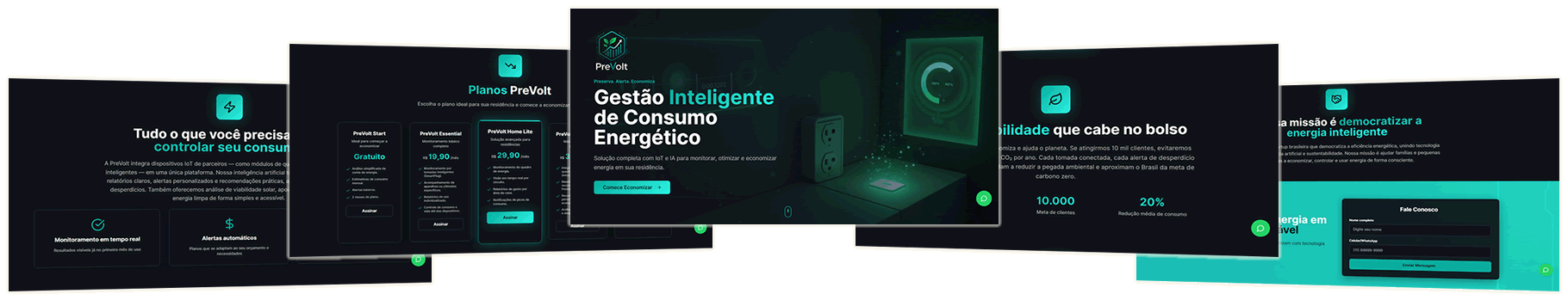 Estrutura da landing page